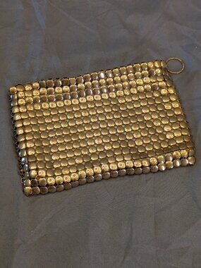 Whiting and Davis Gold Mesh Pouch